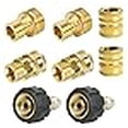 thumbnail image 3 of Xiny Tool Pressure Washer Adapter Set, Quick Disconnect Kit With M22 Metric Male Thread Quick Connector, M22 Swivel to 3/8'' Quick Connect, 3/4" to Quick Release, 8 pack, 3 of 4