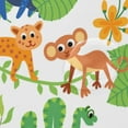 thumbnail image 4 of Coolnut Animal in Jungle Bath Shower Curtain Liners 72"x72", Polyester Waterproof Bath Curtains with Hooks for Bathroom Decoration, 4 of 5