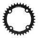 thumbnail image 2 of Piezas de reparación de plato de manivela simple de acero para bicicleta de montaña, 32/34/36/38T BCD 104 (negro 34T), 2 of 11