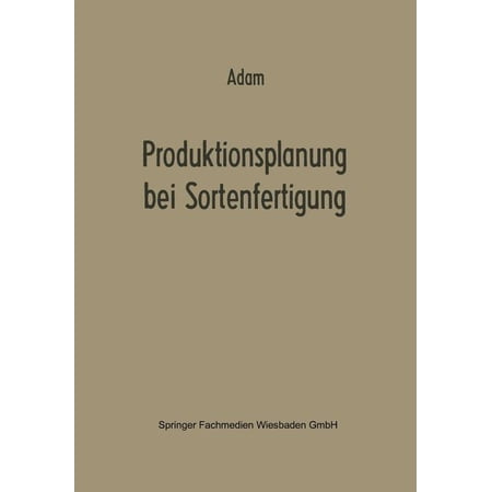 ISBN 9783663009467 product image for Betriebswirtschaftliche Forschung zur Unternehmensfï¿½hrung: Produktionsplanung  | upcitemdb.com