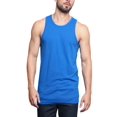 thumbnail image 7 of G-Style USA Men's Straight Hem Long Length Tank Top TT60 - Royal Blue - 3X-Large, 7 of 7