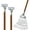 Mop Claw Clamp (Pack of 2), variant on Spring Mop (Pack of 2) 59 Inch Commercial Grade Wooden Floor Cleaning Handle