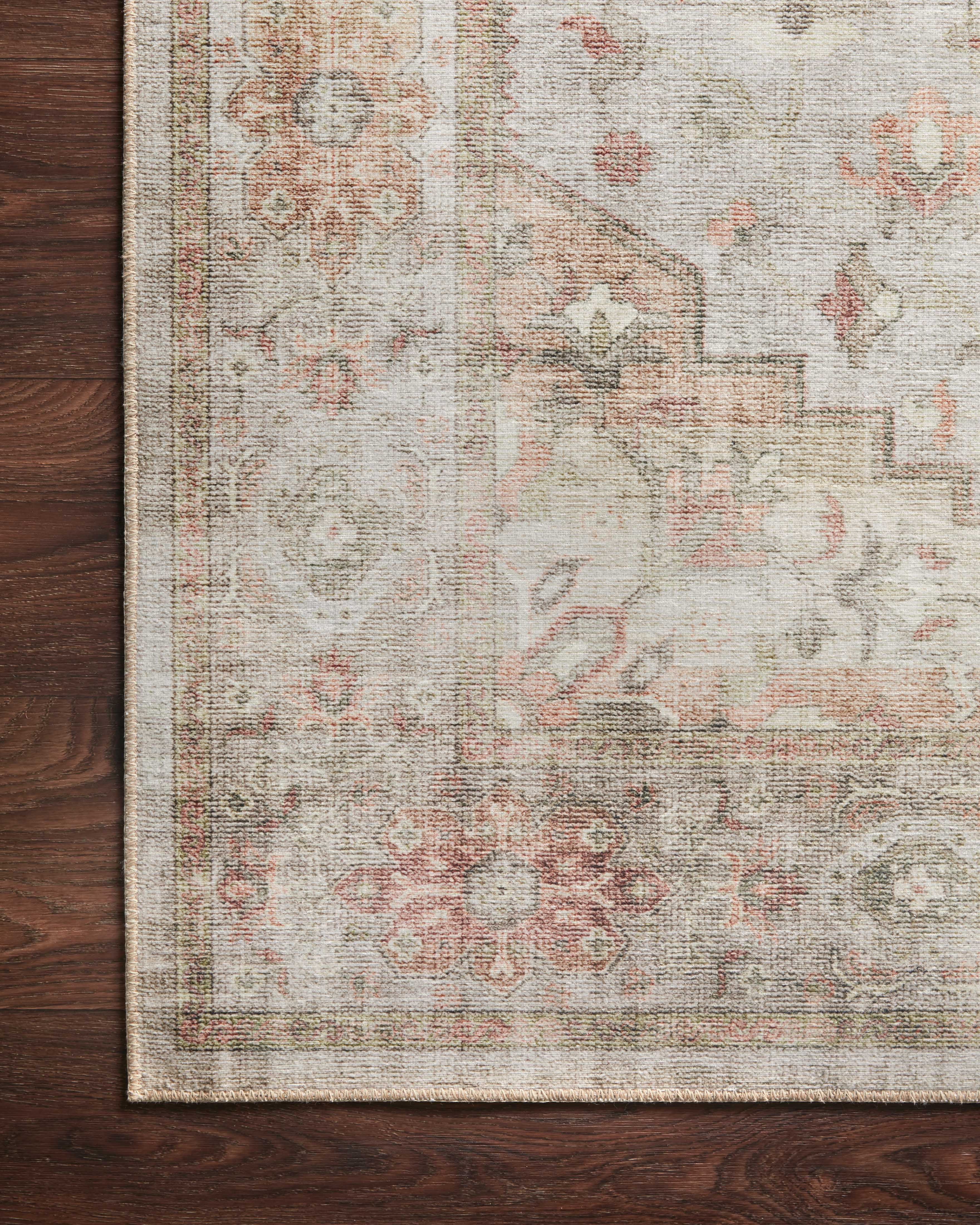 Loloi Heidi Collection HEI-02 Sage / Multi, Oriental Area Rug 7'-6" x 7'-6" Round