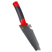 Root Slayer 17011 Heavy Duty Steel Garden Trowel with Serrated Blade and Holster