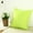 Grass Green, variant on SPRING PARK Faux Suede Pillow Case Sofa Waist Throw Cushion Solid Cover Home Decor