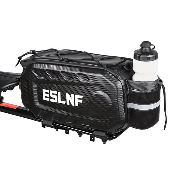 BUCKLOS 17L Large Capacity Bike Bag Hard Shell EVA PU Shelf Bag Waterproof Multifunction Bike Backseat Bag