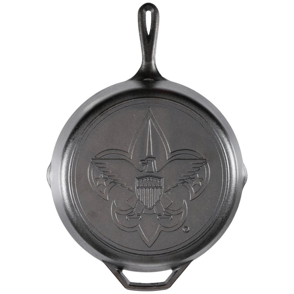 Lodge 12" Boy Scouts of America Cast Iron Seasoned Skillet, L10Sk3BS