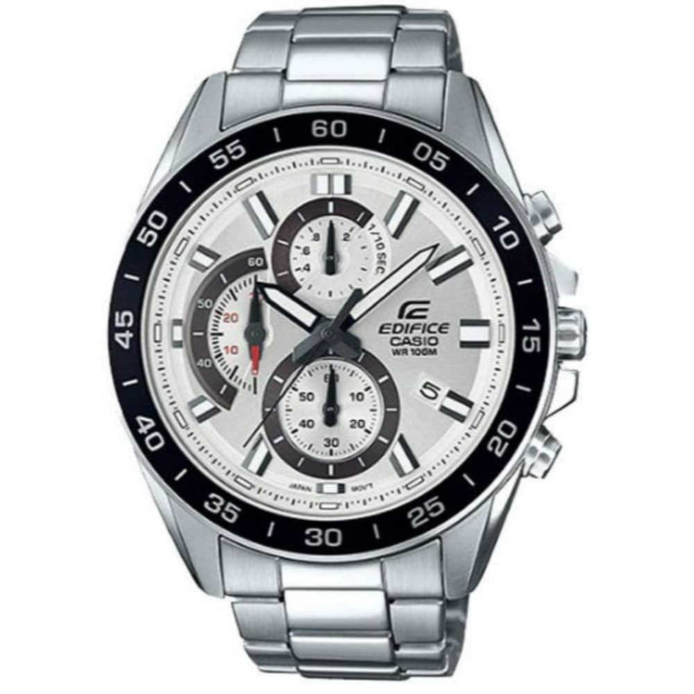 Casio - Casio Men's Edifice Quartz Stainless Steel Chronograph Watch