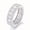 Silvery, variant on S925 18K gold plated moissanite circle ring for men and women Gift for boyfriend Gift for father