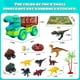 thumbnail image 2 of Camión de juguete con forma de dinosaurio JoyBuilders 18 en 1 para niños de 3 a 5 años con coches, 2 of 7