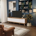 thumbnail image 1 of Rack TV 75" 180cm Canela/Blanco 3 Puertas Kappesberg, 1 of 10