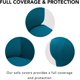 thumbnail image 3 of Funda de sofá superelástica para silla, funda de sofá suave antideslizante de licra, protector de muebles lavable con espuma antideslizante y base elástica para niños y mascotas, 3 of 7