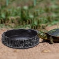 thumbnail image 2 of Turtle Drinking Basin Decor Reptile Bowl Reptile Food Bowl Tortoise Water Dish Reptile Supply Reptile Water Dish, 2 of 6