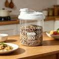 thumbnail image 6 of HOZVOMI Airtight Food Storage Jars - Plastic Kitchen Containers for Grains and Spices - Durable Sealed Canisters for Pantry Organization, 6 of 6