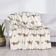thumbnail image 3 of Fotbe Dachshund Dog Puppy Manta de Franela con Estampado, Manta Ultrasuave para Cama, Sofá, Auto, Hipoalergénica y Antibolitas-80"x60", 3 of 6