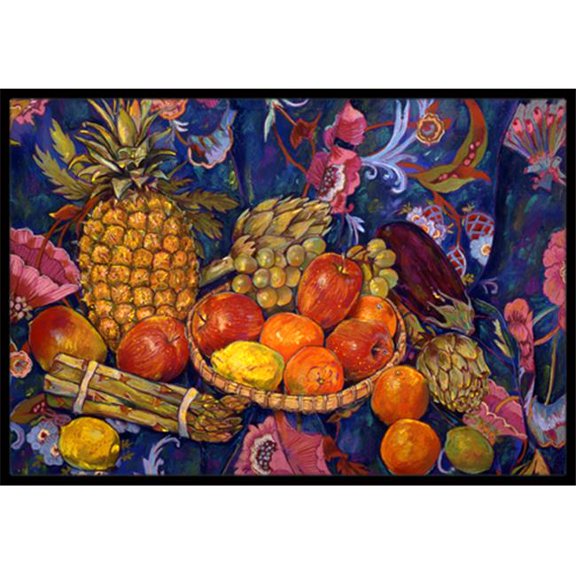 Fruit & Vegetables by Neil Drury Indoor or Outdoor Mat, 24 x 36