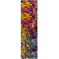 thumbnail image 2 of Safavieh Fiesta Stamen Abstract Shag Runner Rug, Multi, 2'3" x 12', 2 of 6