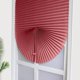 thumbnail image 1 of Persianas autoadhesivas plisadas Cortinas de ventana semiopacas rojas (90x150cm) Sywqhk Libre de BPA, 1 of 9