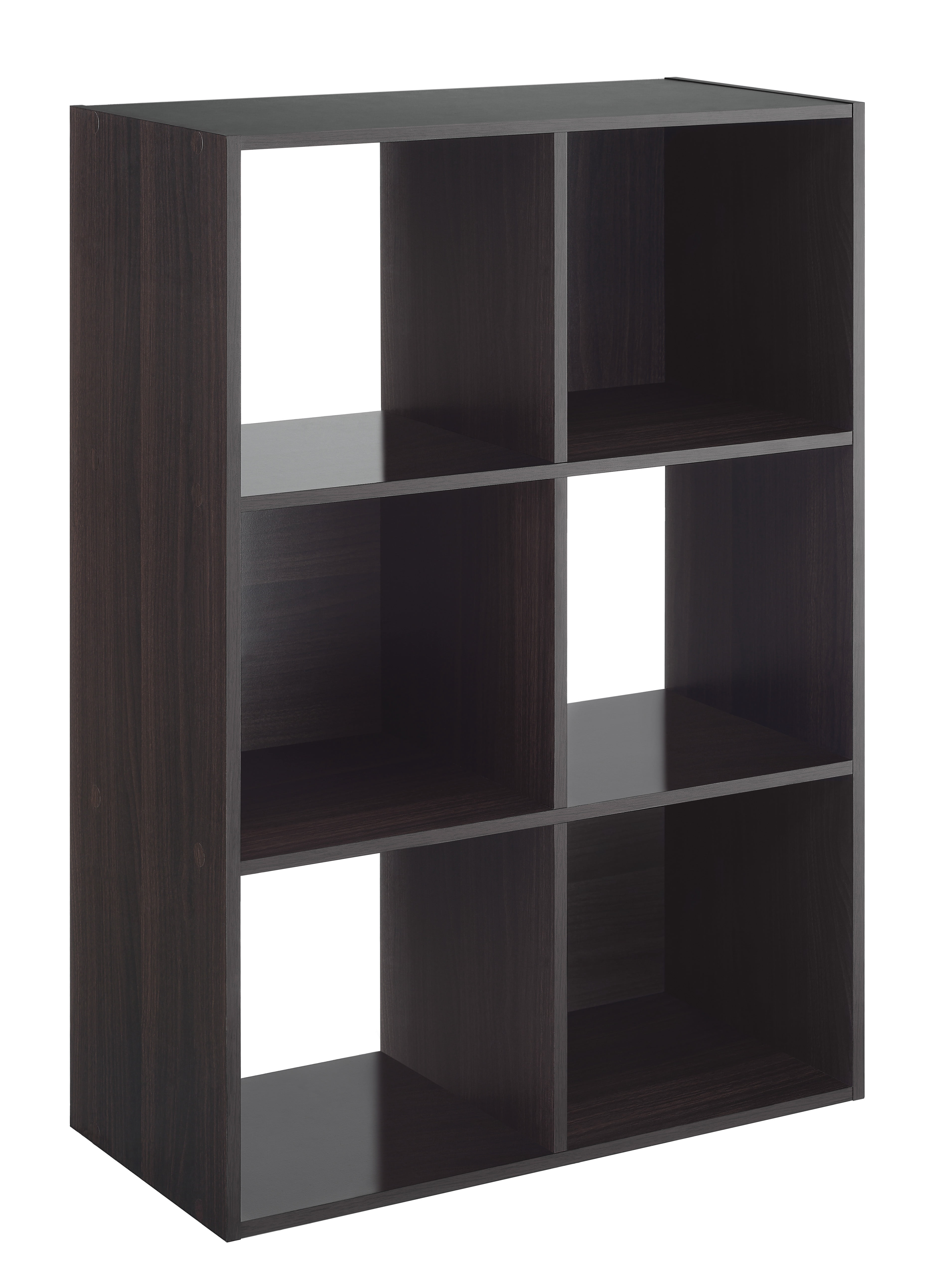 Whitmor Cube Organizer - 6 Section - Espresso - Adult Use