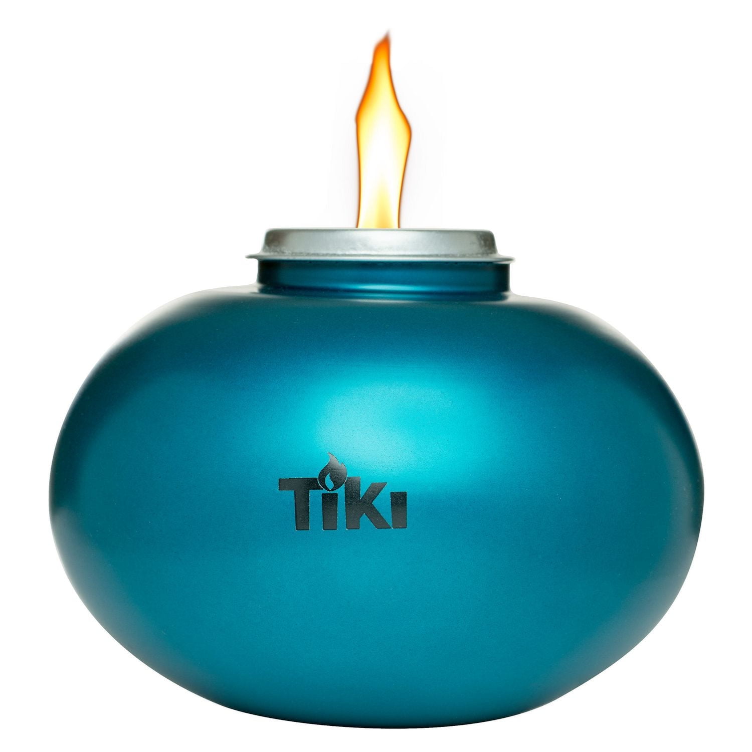Cheminée de table Clean Burn de TIKI en forme de perle de la mer en verre