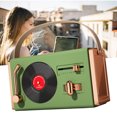 thumbnail image 5 of Altavoz Bluetooth para Exteriores, Memorias USB Decorativas portátiles de Alta Calidad de Sonido, Soporte, Altavoz Bluetooth Retro para Sala de Estar, Oficina, Verde, 5 of 5
