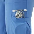 thumbnail image 4 of Hanes Women's Scrubs Cargo Joggers, Healthcare Scrub Joggers for Women, Moisture Wicking, Ceil Blue 2, 4 of 5