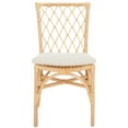 thumbnail image 5 of SAFAVIEH Austri Coastal Linen Solid Dining Side Chair, Natural (Set of 2), 5 of 14