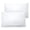White, variant on Queen Size 400 Thread Count Cotton Pillowcases Set of 2, Solid Percale Envelope Closure Pillow Cases by SimpleField - Soft, Smooth & Breathable (Dark Gray, 20 x 30 inches)