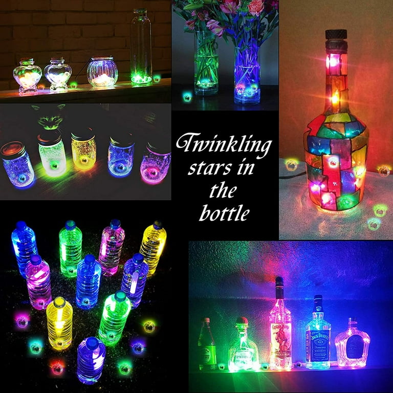 15 Pack LED Ballons Lampes, LED Balloon Lumière, Les Piles Sont Remplaçables, Blanc Chaud, Non-clignotante, Mini Lanterne Papier, Décoration Pour Anniversaire, Mariage, Halloween, Noël, Fête