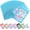 Blue, variant on 100 pcs Red Smell Proof Mylar Holographic Bags, Clear Resealable Odor Proof Foil Pouch Zipper Bags for Food Storage, Jewelry, Lash Packaging, Small Business 2.4x3.9 Inch