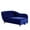 Blue-Velvet, variant on Aukfa Mid-Century Modern Chaise Lounge Indoor Chair for Living Room, Wood Frame, Leather, Black