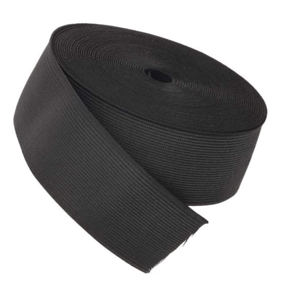5-Inch Commercial Grade Black Knitted Elastic Band - Various Widths  Yards great for sewing making clothes