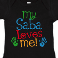 thumbnail image 4 of Inktastic My Saba Loves Me Boys or Girls Baby Bodysuit, 4 of 5
