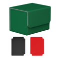 thumbnail image 3 of Estuche para tarjetas con cierre magnético, capacidad para 100 tarjetas, pasatiempos de juguete para tarjetas de recolección resistentes Verde, 3 of 8