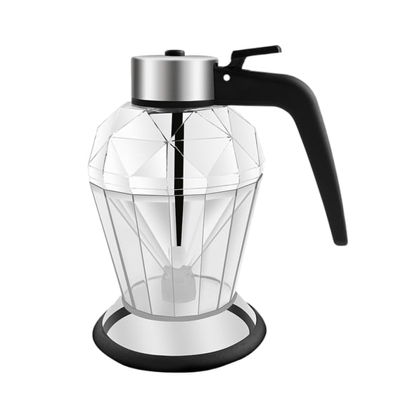 Condensed Milk Dispenser | Sauce Dispenser Bottle | Honey Dispensers No Drip, Multipurpose Kitchen Pour Container, Diamond Shape, for Honey Olive Oil Condensed Milk