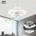 thumbnail image 3 of Mini candelabro ventilador techo RGB/3 colores Control remoto regulable 3200K-6500K, 3 of 9