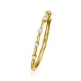 thumbnail image 2 of Pure Collection by Ross-Simons 0.10 ct. t.w. Diamond Station Ring in 14kt Yellow Gold, Women's, Adult, 2 of 5