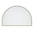 thumbnail image 2 of Glass Warehouse  Frameless Mirror with polished edge Satin Brass 32" x 48", 2 of 5