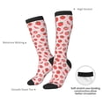 thumbnail image 4 of Rateoe Strawberry Pattern Women’s Knee High Crew Socks,Trouser Socks Comfortable, Breathable, Moisture-Wicking and Soft, 4 of 6