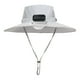 thumbnail image 5 of Sombrero con ventilador solar y batería recargable para actividades al aire libre para niños, visera ajustable y gran potencia de viento para protegerlos del calor. Aestivo | Gris oscuro |, 5 of 7