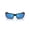 Matte Black/Blue Mirror 580G, variant on Sunglasses For Men Brine II Mens Polarized Sunglasses - Fishing, Boating & Beach UV Protection - Size 59 - Matte Black/Sunrise Silver Mirror 580G