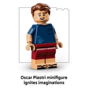 LEGO Editions McLaren Mastercard F1 Team Oscar Piastri Helmet - Building Set for Teens, Ages 14+ F1 Bedroom, Office or Shelf Decor for Fans - Gift for Teenage Boys & Girls - 43017