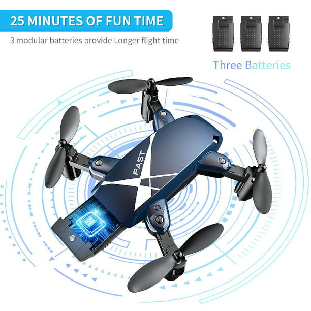 Artsic Mini Drone with Camera for Kids Adults Beginners, Live Video Camera Drone, Toys Gifts for Boys Girls with Voice Gesture Control, High-Speed Rotation, Altitude Hold - Walmart.com