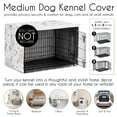 thumbnail image 4 of Sweet Jojo Designs Watercolor Floral Lavender and Grey Dog Crate Kennel Cover 36in. Girl, 4 of 6
