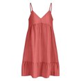 thumbnail image 4 of Summer Dresses for Women 2025 Fashion Plus Size Trendy Clothes 2025 V-neck Strap Solid Color Dress Up to 65% off!, 4 of 8
