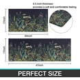 thumbnail image 3 of Black Kitchen Rugs and Mats Sets of 2, Funny Kitchen Decoration Rubber Backing Non-Slip Absorbent Mats for Sink Waterproof Runner Rug for Laundry Room 17x30+17x48inch, 3 of 6