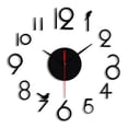 thumbnail image 1 of Lefu 3D Frameless Wall Clock, Silent DIY Wall Clock Number Wall Stickers Home Decor, 1 of 9