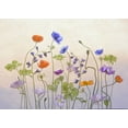 thumbnail image 2 of W., Catherine 32x24 Gold Ornate Wood Framed with Double Matting Museum Art Print Titled - Poppy A Anemone, 2 of 4