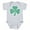 Heather Gray, variant on CafePress - Shamrock Of Shamrocks - Cute Infant Bodysuit Baby Romper - Size Newborn - 24 Months