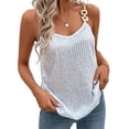 thumbnail image 4 of LMLYSoH Women´s Summer Sequin Cami Tops Spaghetti Strap V-Neck Sparkle Shimmer Loose Sleeveless Tanks Tops, 4 of 7